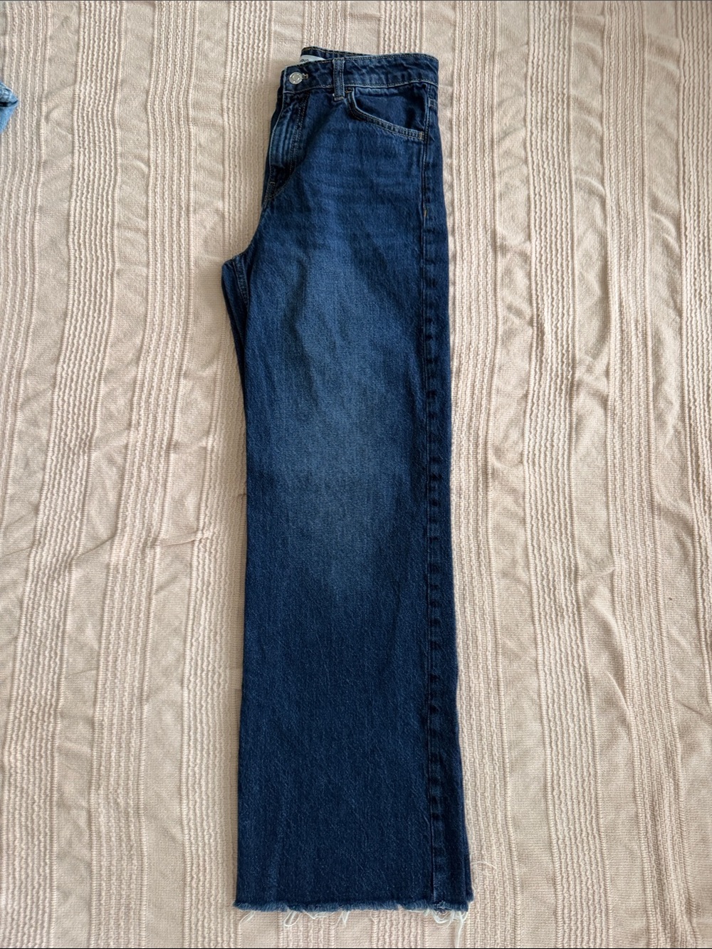 Mango Dark Indigo Flare Jeans